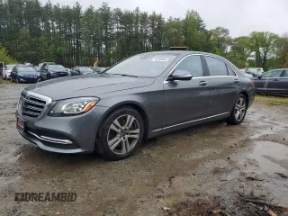 2018 Mercedes-Benz S 450 with VIN WDDUG6EB1JA362317, listed as a Copart auction lot 56289685 with 93,899 mi miles and Salvage title. Bid and sale history available at DreamBid. Image 1.