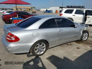 2003 Mercedes-Benz CLK 320 with VIN WDBTJ65J43F038135, listed as a Copart auction lot 71801574 with 220,256 mi miles and Salvage Title. Bid and sale history available at DreamBid. Image 3.