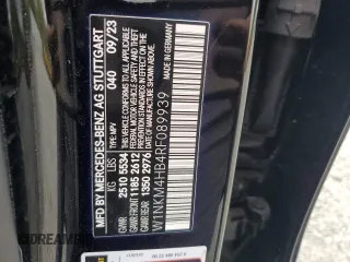 2024 Mercedes-Benz GLC 300 z VIN W1NKM4HB4RF089939, wystawiony jako Copart lot #48297345 z przebiegiem 24 682 mil mil oraz Nie do naprawy • Non repairable. Historia ofert i sprzedaży dostępna na DreamBid. Obrazek 14.
