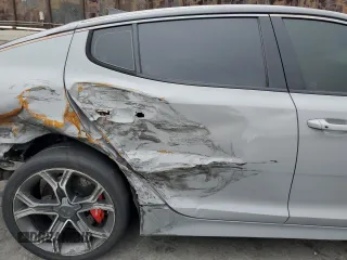 2018 Kia Stinger GT with VIN KNAE35LC4J6032204, listed as a Copart auction lot 48251235 with 58,687 mi miles and Salvage Title. Bid and sale history available at carsss.com. Image 10.