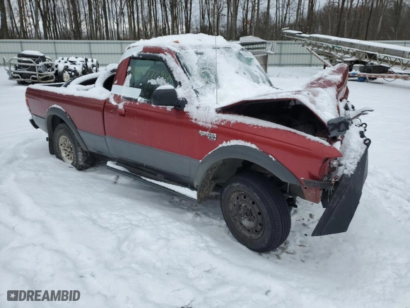 1998 Ford Ranger XLT with VIN 1FTYR11X6WTA09397, listed as a Copart auction lot 86577294 with 197,656 mi miles and Salvage Title. Bid and sale history available at carsss.com. Image 4.