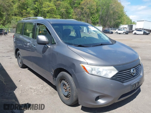 2014 Nissan Quest S with VIN JN8AE2KP1E9101017, listed as a IAAI auction lot 42224066 with 230,317 mi miles and . Bid and sale history available at DreamBid. Image 1.
