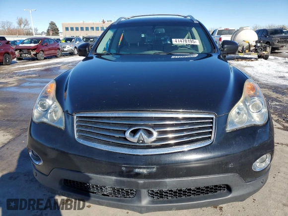 2010 Infiniti EX Journey with VIN JN1AJ0HR8AM755446, listed as a Copart auction lot 41478195 with 112,209 mi miles and Salvage Title. Bid and sale history available at DreamBid. Image 5.