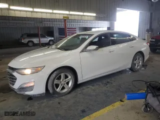 2020 Chevrolet Malibu LS with VIN 1G1ZC5ST5LF134984, listed as a Copart auction lot 46161625 with 81,079 mi miles and Salvage Title. Bid and sale history available at carsss.com. Image 1.