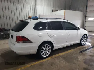 2013 Volkswagen Jetta SportWagen TDI with VIN 3VWPL7AJ3DM644517, listed as a Copart auction lot 53991585 with 111,030 mi miles and Salvage Title. Bid and sale history available at carsss.com. Image 3.