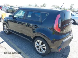 2014 Kia Soul + with VIN KNDJP3A57E7084084, listed as a IAAI auction lot 42013110 with 94,711 mi miles and . Bid and sale history available at DreamBid. Image 3.