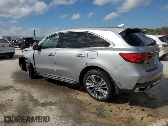 2017 Acura MDX w/Technology Pkg with VIN 5FRYD4H53HB013299, listed as a Copart auction lot 47321245 with 140,820 mi miles and Salvage Title. Bid and sale history available at carsss.com. Image 2.