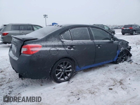 2018 Subaru WRX Premium with VIN JF1VA1C62J9813349, listed as a Copart auction lot 41883045 with 86,076 mi miles and Salvage Title. Bid and sale history available at DreamBid. Image 3.