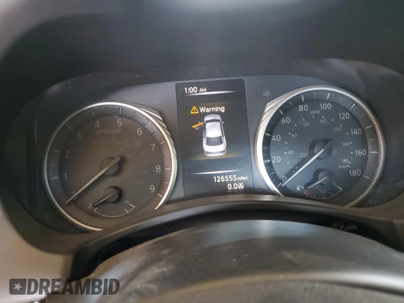 2018 Infiniti Q50 3.0t LUXE with VIN JN1EV7AR5JM441830, listed as a Copart auction lot 54801065 with 126,555 mi miles and Clean Title. Bid and sale history available at carsss.com. Image 9.