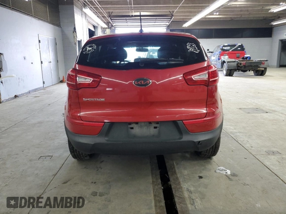 2013 Kia Sportage LX with VIN KNDPBCA2XD7497940, listed as a Copart auction lot 55164085 with 65,215 mi miles and Clean Title. Bid and sale history available at carsss.com. Image 6.