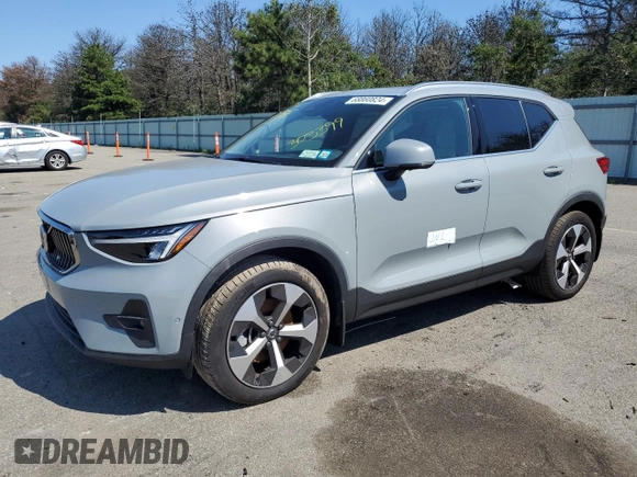 2024 Volvo XC40 Plus Bright Theme with VIN YV4L12UE0R2303399, listed as a Copart auction lot 68860824 with 7,281 mi miles and Salvage Title. Bid and sale history available at DreamBid. Image 1.