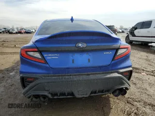 2023 Subaru WRX Premium with VIN JF1VBAF60P9814999, listed as a Copart auction lot 46886105 with 22,414 mi miles and Salvage title. Bid and sale history available at DreamBid. Image 6.