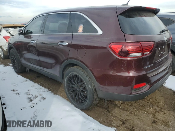 2019 Kia Sorento LX with VIN 5XYPG4A33KG523813, listed as a Copart auction lot 44730965 with 100,200 mi miles and Salvage Title. Bid and sale history available at carsss.com. Image 2.