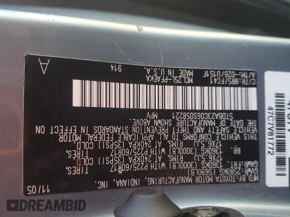 2006 Toyota Sienna LE with VIN 5TDBA23C06S058221, listed as a Copart auction lot 51492485 with 95,021 mi miles and Clean Title. Bid and sale history available at carsss.com. Image 13.