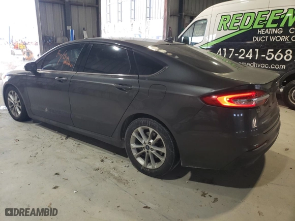 2019 Ford Fusion SE with VIN 3FA6P0HD5KR231563, listed as a Copart auction lot 47114155 with 76,662 mi miles and Salvage Title. Bid and sale history available at carsss.com. Image 2.