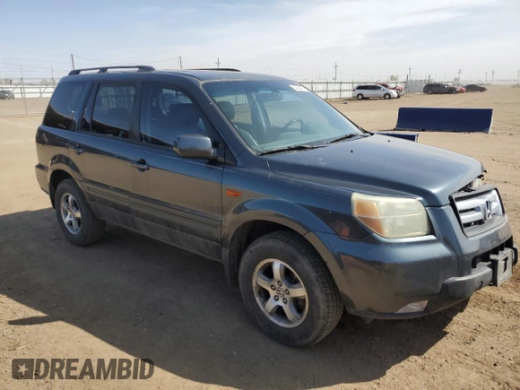 2006 Honda Pilot EX-L with VIN 5FNYF185X6B002128, listed as a Copart auction lot 52354315 with 226,585 mi miles and Non Repairable. Bid and sale history available at DreamBid. Image 4.