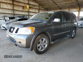 2010 Nissan Armada SE z VIN 5N1AA0ND1AN623186, wystawiony jako Copart lot #43822745 z przebiegiem 143 606 mil mil oraz Szkoda całkowita • Salvage title. Historia ofert i sprzedaży dostępna na DreamBid. Obrazek 1.