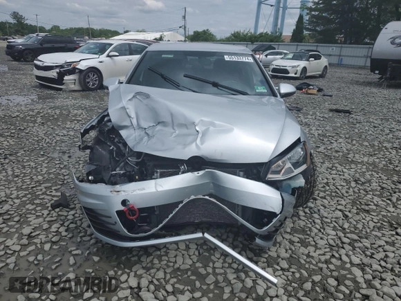 2016 Volkswagen Golf GTI SE with VIN 3VW5T7AU1GM001735, listed as a Copart auction lot 55133774 with 48,277 mi miles and Salvage Title. Bid and sale history available at carsss.com. Image 5.