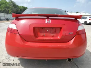 2008 Honda Civic Cpe Si with VIN 2HGFG21568H702912, listed as a Copart auction lot 54369845 with 106,572 mi miles and Clean Title. Bid and sale history available at carsss.com. Image 6.