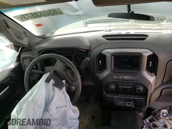 2020 Chevrolet Silverado 1500 Work Truck with VIN 3GCNWAEF5LG322849, listed as a Copart auction lot 65053573 with 39,811 mi miles and Salvage Title. Bid and sale history available at carsss.com. Image 8.