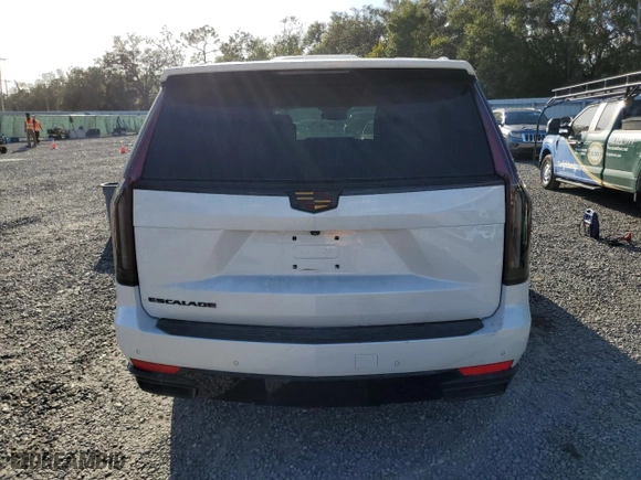 2021 Cadillac Escalade Sport with VIN 1GYS3FKL1MR192437, listed as a Copart auction lot 78201124 with 0 mi miles and Salvage Title. Bid and sale history available at carsss.com. Image 6.