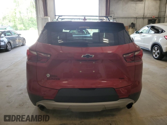 2021 Chevrolet Blazer LT with VIN 3GNKBHRS6MS525754, listed as a Copart auction lot 60869885 with 45,500 mi miles and Non repairable. Bid and sale history available at DreamBid. Image 6.