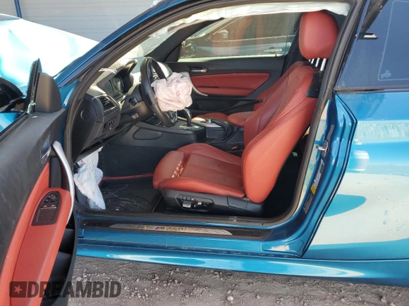 2021 BMW 2 Series M240i with VIN WBA2J5C02M7G34812, listed as a Copart auction lot 67790704 with 46,008 mi miles and Salvage Title. Bid and sale history available at carsss.com. Image 7.