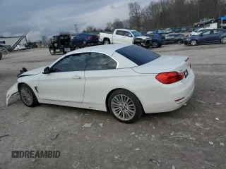 2014 BMW 4 Series 435i z VIN WBA3T3C5XEP737134, wystawiony jako Copart lot #44107955 z przebiegiem 53 637 mil mil oraz Szkody całkowita. Historia ofert i sprzedaży dostępna na DreamBid. Obrazek 2.