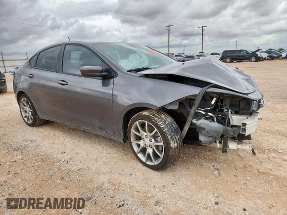 2015 Dodge Dart SXT with VIN 1C3CDFBB0FD253697, listed as a Copart auction lot 63331215 with 43,467 mi miles and Salvage title. Bid and sale history available at DreamBid. Image 4.