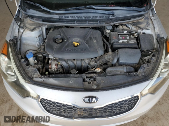 2016 Kia Forte LX with VIN KNAFK4A64G5616664, listed as a Copart auction lot 51243705 with 152,952 mi miles and Salvage Title. Bid and sale history available at carsss.com. Image 11.