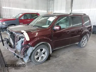 2013 Honda Pilot EX-L with VIN 5FNYF4H62DB044848, listed as a IAAI auction lot 40098280 with 113,829 mi miles and . Bid and sale history available at carsss.com. Image 2.
