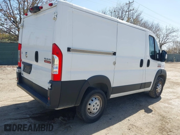 2019 Ram ProMaster Cargo with VIN 3C6TRVNGXKE555139, listed as a IAAI auction lot 41740544 with 215,011 mi miles and . Bid and sale history available at DreamBid. Image 4.