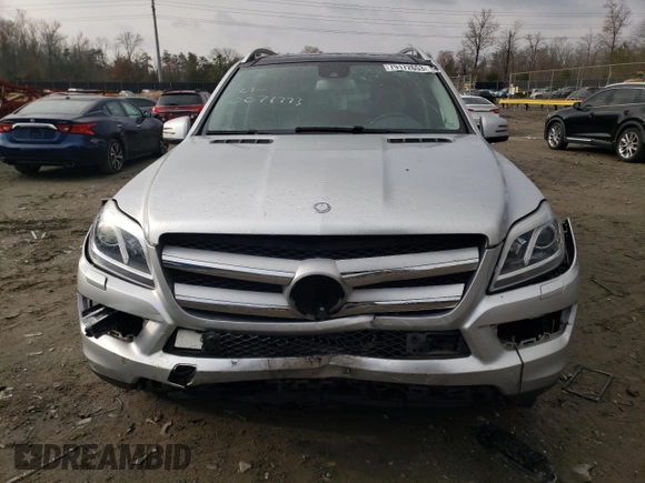 2015 Mercedes-Benz GL-Class GL 450 with VIN 4JGDF6EEXFA453175, listed as a Copart auction lot 79172653 with 0 mi miles. Bid and sale history available at carsss.com. Image 5.