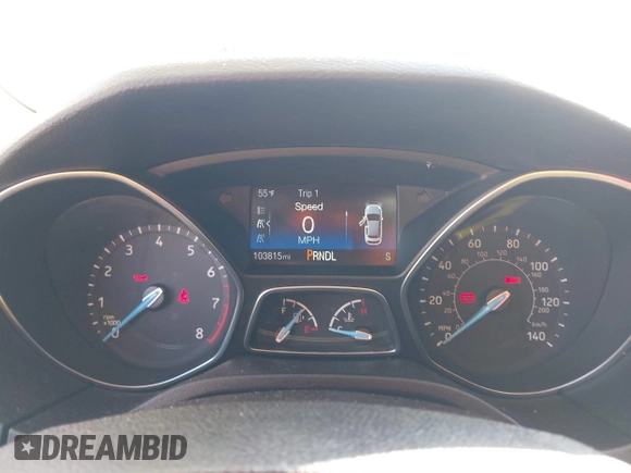 2018 Ford Focus SE with VIN 1FADP3F27JL285891, listed as a IAAI auction lot 41750264 with 103,815 mi miles. Bid and sale history available at carsss.com. Image 7.