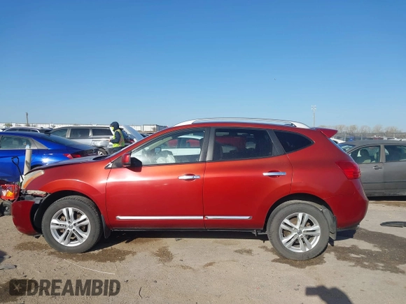 2013 Nissan Rogue S with VIN JN8AS5MT7DW001167, listed as a IAAI auction lot 41846678 with 186,299 mi miles. Bid and sale history available at carsss.com. Image 14.