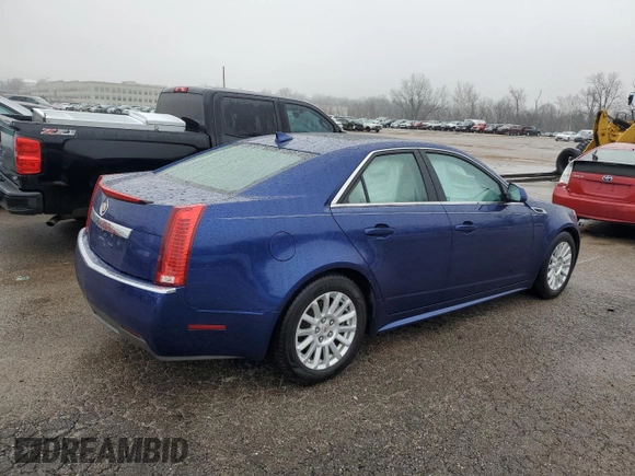 2013 Cadillac CTS Luxury with VIN 1G6DE5E54D0105721, listed as a Copart auction lot 37633874 with 71,341 mi miles and Salvage title. Bid and sale history available at DreamBid. Image 3.