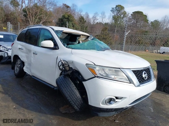 2013 Nissan Pathfinder SL with VIN 5N1AR2MN9DC672800, listed as a IAAI auction lot 41161165 with 172,678 mi miles. Bid and sale history available at carsss.com. Image 1.