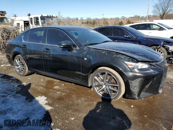 2016 Lexus GS 350 with VIN JTHBZ1BL6GA005055, listed as a Copart auction lot 89324625 with 97,112 mi miles and Salvage Title. Bid and sale history available at carsss.com. Image 4.