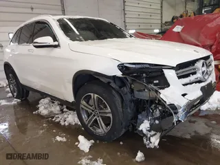 2019 Mercedes-Benz GLC with VIN WDC0G4KB4KV189978, listed as a IAAI auction lot 41243990 with 67,805 mi miles. Bid and sale history available at carsss.com. Image 1.
