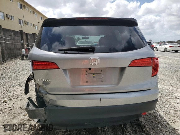 2016 Honda Pilot LX with VIN 5FNYF5H16GB050604, listed as a Copart auction lot 51581805 with 110,940 mi miles and Non Repairable. Bid and sale history available at DreamBid. Image 6.