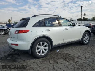 2005 Infiniti FX35 with VIN JNRAS08W75X218197, listed as a Copart auction lot 70484194 with 153,426 mi miles and Salvage Title. Bid and sale history available at carsss.com. Image 3.