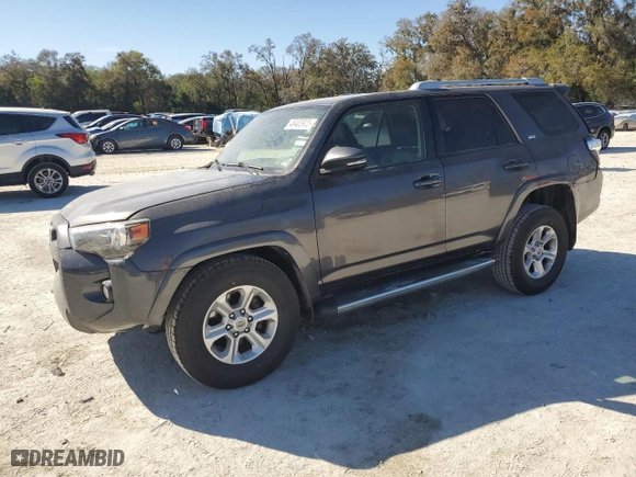 2018 Toyota 4Runner SR5 with VIN JTEZU5JR4J5180721, listed as a Copart auction lot 48403925 with 89,861 mi miles and Salvage Title. Bid and sale history available at carsss.com. Image 1.