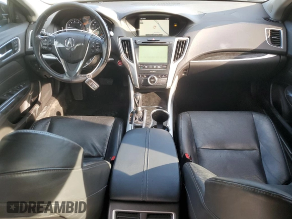 2018 Acura TLX w/Technology Pkg with VIN 19UUB1F58JA010048, listed as a Copart auction lot 46677505 with 70,642 mi miles and Salvage Title. Bid and sale history available at carsss.com. Image 8.