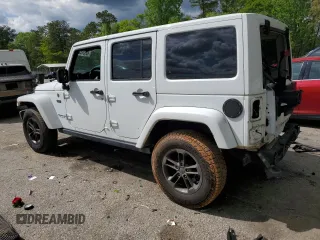 2016 Jeep Wrangler Unlimited Sahara z VIN 1C4HJWEGXGL198684, wystawiony jako Copart lot #49936525 z przebiegiem 158 396 mil mil oraz Szkoda całkowita • Salvage title. Historia ofert i sprzedaży dostępna na DreamBid. Obrazek 2.