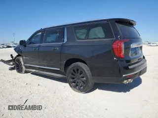 2023 GMC Yukon XL Denali with VIN 1GKS1JKL6PR156010, listed as a Copart auction lot 41768305 with 25,680 mi miles and Salvage Title. Bid and sale history available at carsss.com. Image 2.