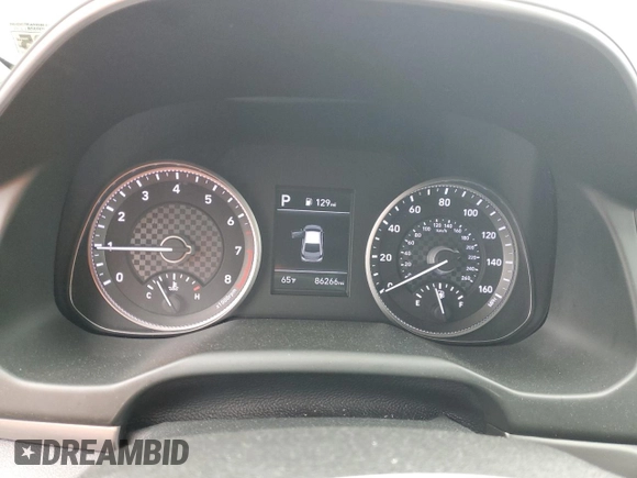 2020 Hyundai Elantra SEL with VIN 5NPD84LF1LH627251, listed as a Copart auction lot 55524685 with 86,266 mi miles and Salvage title. Bid and sale history available at DreamBid. Image 9.