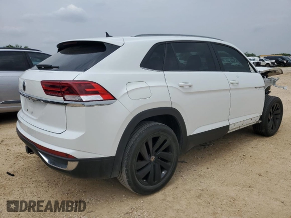 2022 Volkswagen Atlas SE with VIN 1V2JE2CA6NC223234, listed as a Copart auction lot 54621175 with 31,099 mi miles and Salvage title. Bid and sale history available at DreamBid. Image 3.