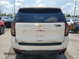 2023 Chevrolet Suburban Premier with VIN 1GNSCFKD7PR205475, listed as a Copart auction lot 60704235 with 32,208 mi miles and Clean title. Bid and sale history available at DreamBid. Image 6.