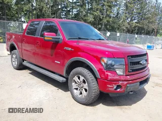 2014 Ford F-150 XL with VIN 1FTFW1ET5EKG06097, listed as a IAAI auction lot 42218332 with 208,263 mi miles and . Bid and sale history available at DreamBid. Image 1.