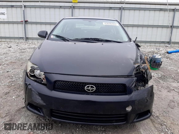 2010 Scion tC with VIN JTKDE3B74A0315490, listed as a Copart auction lot 43698465 with 154,695 mi miles and Salvage Title. Bid and sale history available at carsss.com. Image 5.